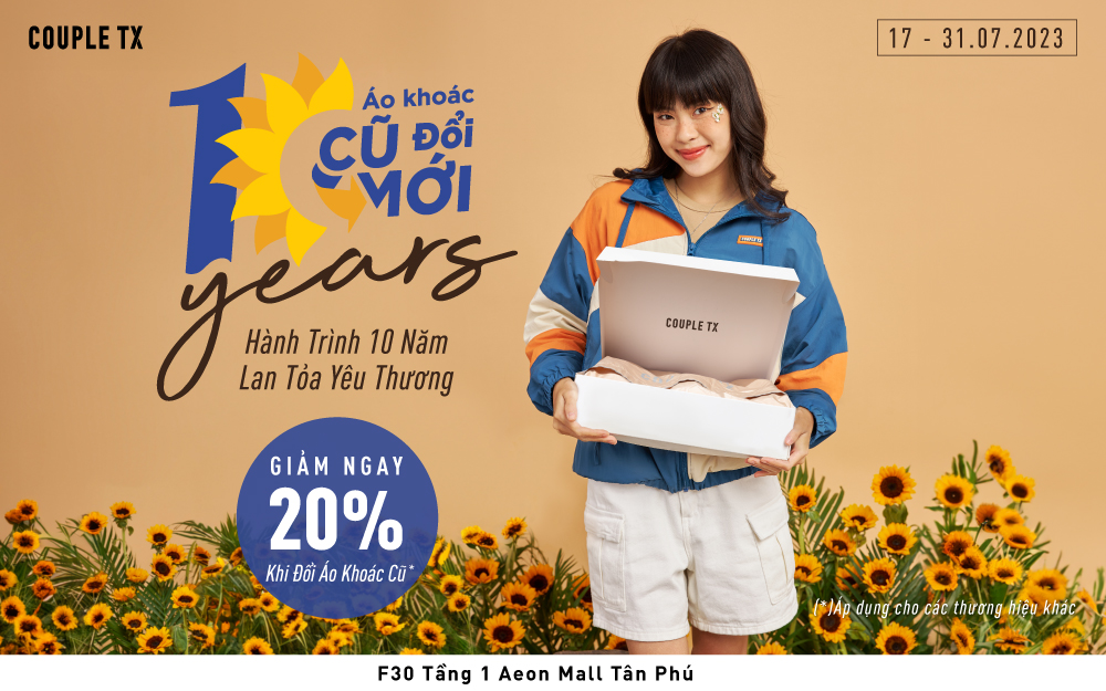 INNOVATIVE CLOTHES – 10 YEARS JOURNEY OF LOVE COURT – AEON MALL Tân Phú ...