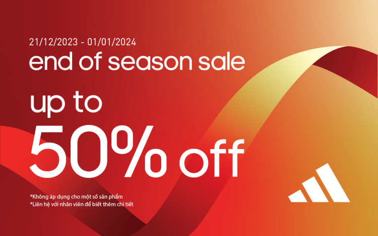 END OF SEASON SALE 2023 - ƯU ĐÃI LÊN TỚI 70%